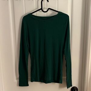 a new day Deep Green Long Sleeve Tee